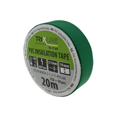 PVC izolační páska TR-IT 203 20m, 0,13mm zelená TRIXLINE