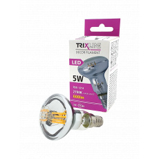 Dekorační LED žárovka FILAMENT Trixline  R50, 5W E14 teplá bílá