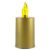 Hřbitovní svíce zlatá sv.- žlutý plamínek LED BC LUX 177