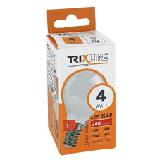 LED žárovka Trixline 4W 360lm E14 P45 teplá bílá
