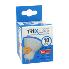 LED žárovka Trixline 10W 940lm GU10 studená bílá