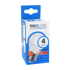LED žárovka Trixline 4W 376lm E27 G45 studená bílá