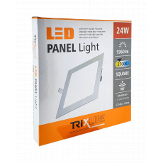 LED panel TRIXLINE 24W, čtverec vestavný 2700K