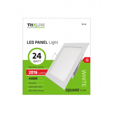 LED panel TRIXLINE TR 112 24W, čtverec vestavný 4200K