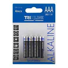 Trixline alkalická mikrotužková AAA baterie 1,5V LR03