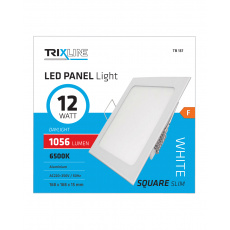 LED panel TRIXLINE TR 137 12W, čtverec vestavný 6500K
