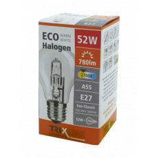 Halogenová žárovka BC 52W E27 teplá bílá