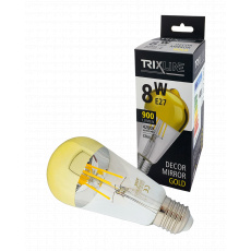 LED žárovka Trixline DECOR MIRROR ST64, 8W GOLD