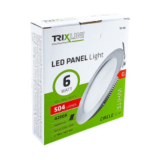 Podhledové LED svítidlo TRIXLINE – kulaté 6W studená bílá