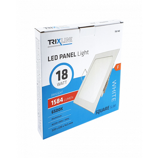 LED panel TRIXLINE TR 140 18W, čtverec vestavný 6500K