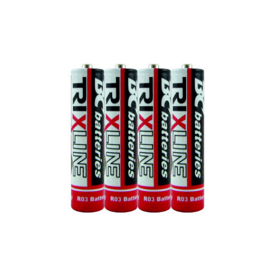 Trixline zinkochloridová tužková AA baterie 1,5V R03