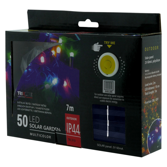 Solární vánoční LED řetěz TR 318 multicolor