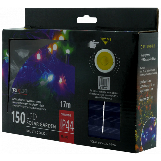 Solární vánoční LED řetěz TR 333 multicolor